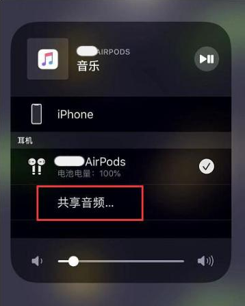 隆化苹果14音频维修点分享iPhone14音频共享设置方法 