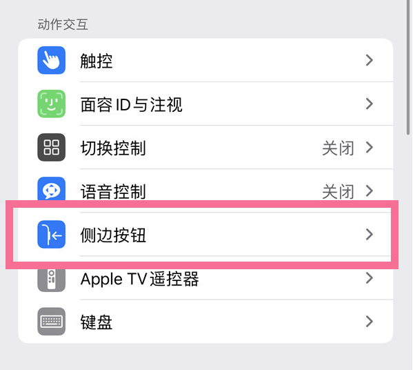 隆化苹果14维修店分享iPhone14 Plus侧键双击下载功能关闭方法 