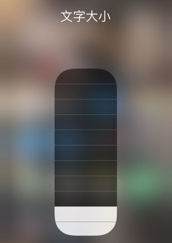 隆化苹果手机维修分享小技巧：在 iPhone 控制中心快速调节字体大小 